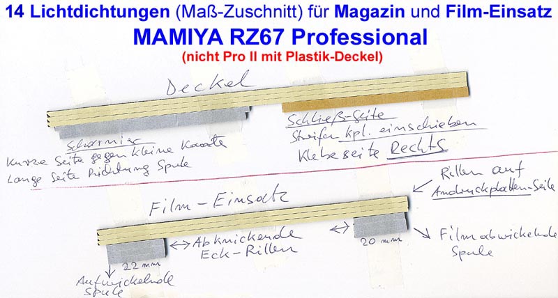 mamiya rz67 pro magazin