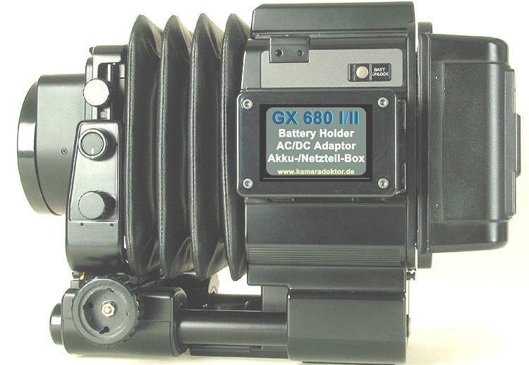 fuji gx 680 battery holder ac dc adaptor